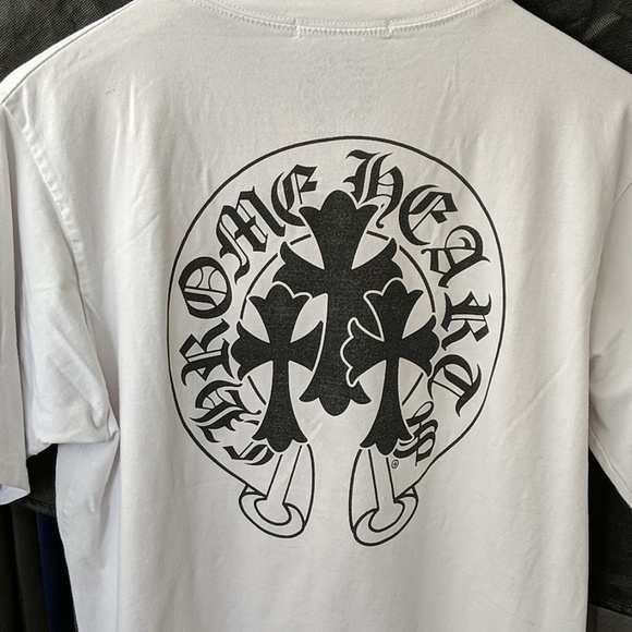⚡SOLD⚡Chrome Hearts White Tee - Picture 5 of 6